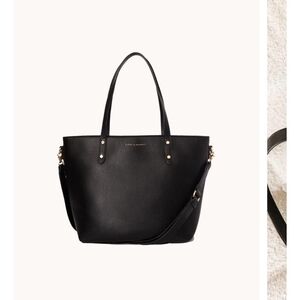 Poppy & Peonies Go Getter Tote In Black